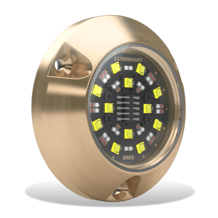 Lumishore - SMX94 EOS Full Color RGBW Underwater Light - 10/31V, 6000 Fixture Lumens 90° Beam — Quality Boat Parts
