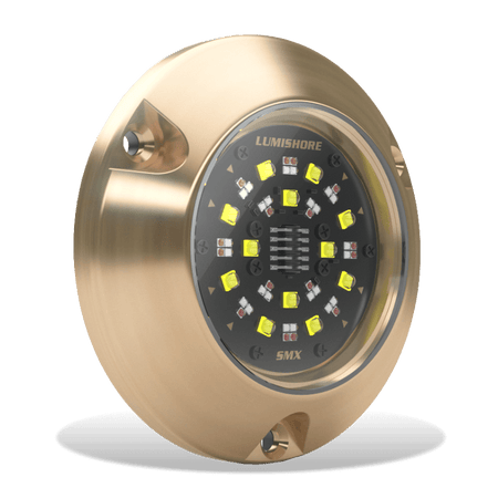 Lumishore - SMX154 EOS Underwater Light Kit - 2 Light Set, RGBW Color-Change, 10/31V, 7000 Fixture Lumens — Quality Boat Parts