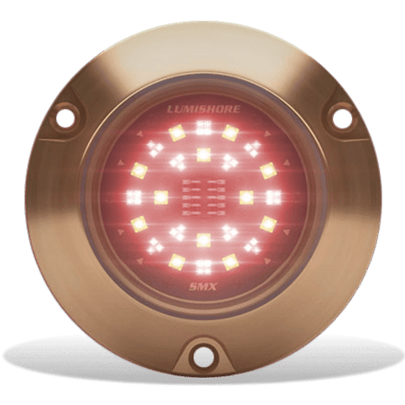 Lumishore - SMX154 EOS Underwater Light Kit - 2 Light Set, RGBW Color-Change, 10/31V, 7000 Fixture Lumens — Quality Boat Parts