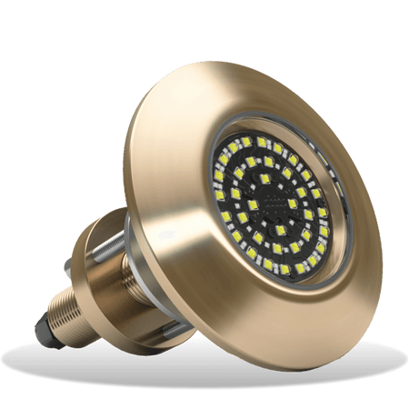 Lumishore - SUPRA THX804 Thru-Hull Underwater Light - Dual Color, 13500 Fixture Lumens — Quality Boat Parts