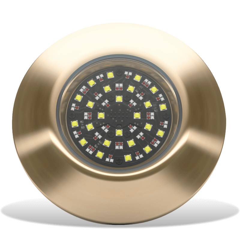 Lumishore - EOS THX804 Thru-Hull Underwater Light - RGBW, 12000 Fixture Lumens — Quality Boat Parts