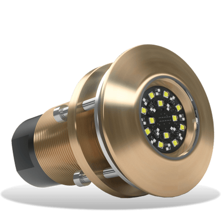 Lumishore - SUPRA TIX404 Interchangeable Thru-Hull Underwater Light - Dual Color, 8150 Fixture Lumens — Quality Boat Parts