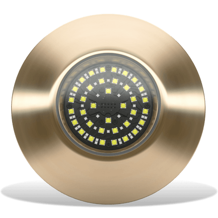 Lumishore - SUPRA TIX804 Interchangeable Thru-Hull Underwater Light - Dual Color, 13500 Fixture Lumens — Quality Boat Parts