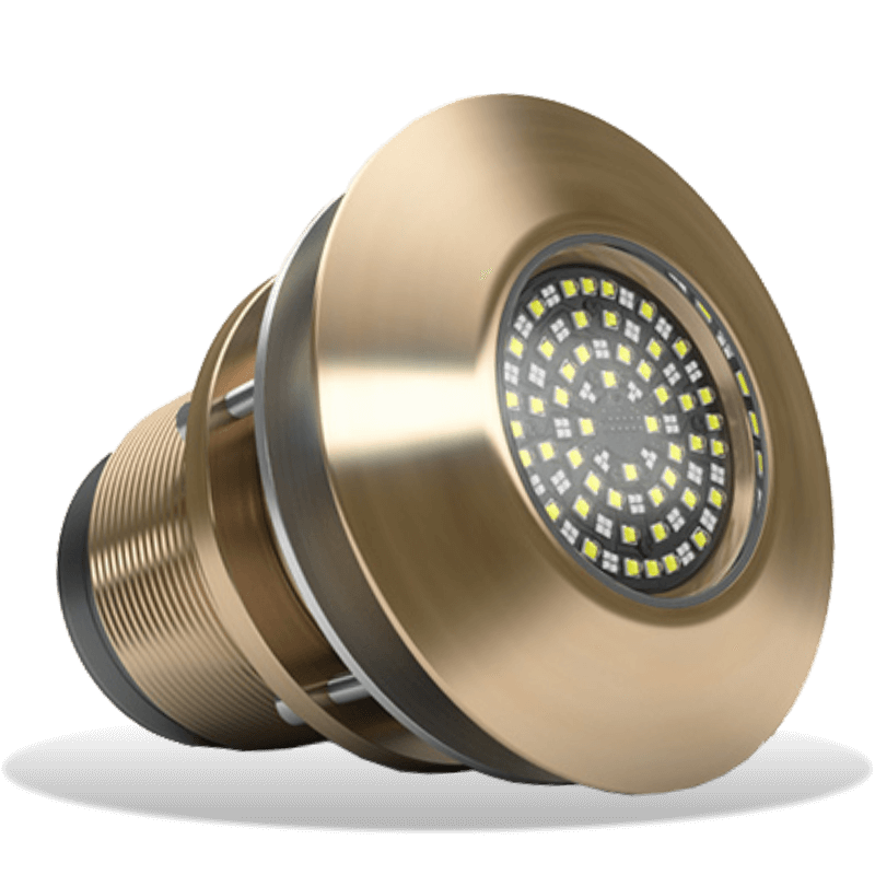 Lumishore - SUPRA TIX1604 Interchangeable Thru-Hull Underwater Light - Dual Color, 20000 Fixture Lumens — Quality Boat Parts
