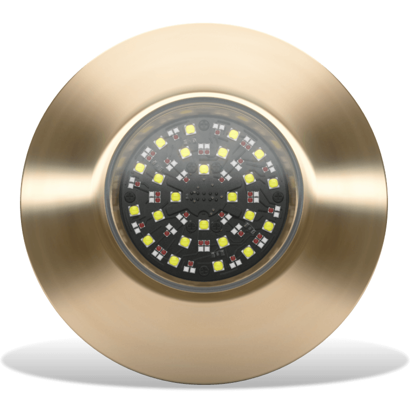 Lumishore - EOS TIX804 Interchangeable Thru-Hull Underwater Light - RGBW, 12000 Fixture Lumens — Quality Boat Parts