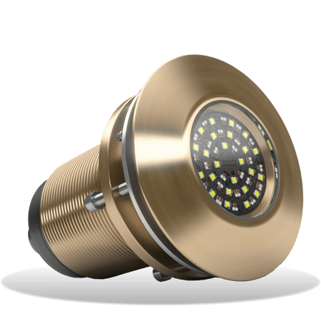 Lumishore - EOS TIX804 Interchangeable Thru-Hull Underwater Light - RGBW, 12000 Fixture Lumens — Quality Boat Parts