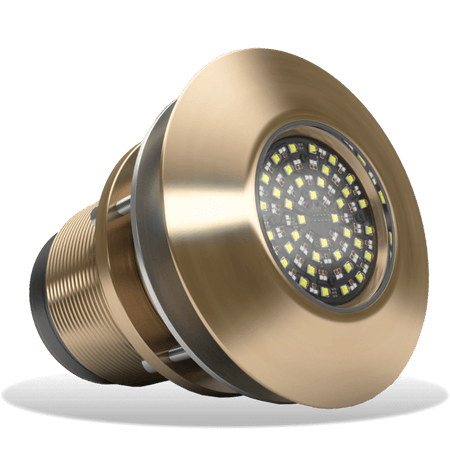 Lumishore - EOS TIX1604 Interchangeable Thru-Hull Underwater Light - RGBW, 17500 Fixture Lumens — Quality Boat Parts