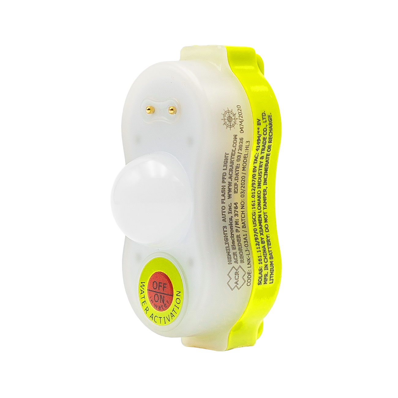 ACR Electronics - HL3 Hemilight Automatic Survivor Locator Light — Quality Boat Parts