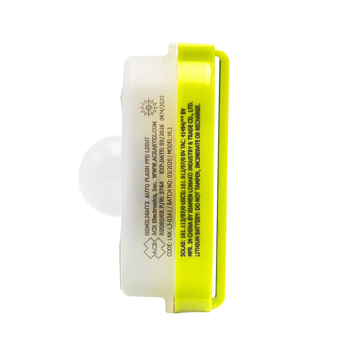 ACR Electronics - HL3 Hemilight Automatic Survivor Locator Light — Quality Boat Parts