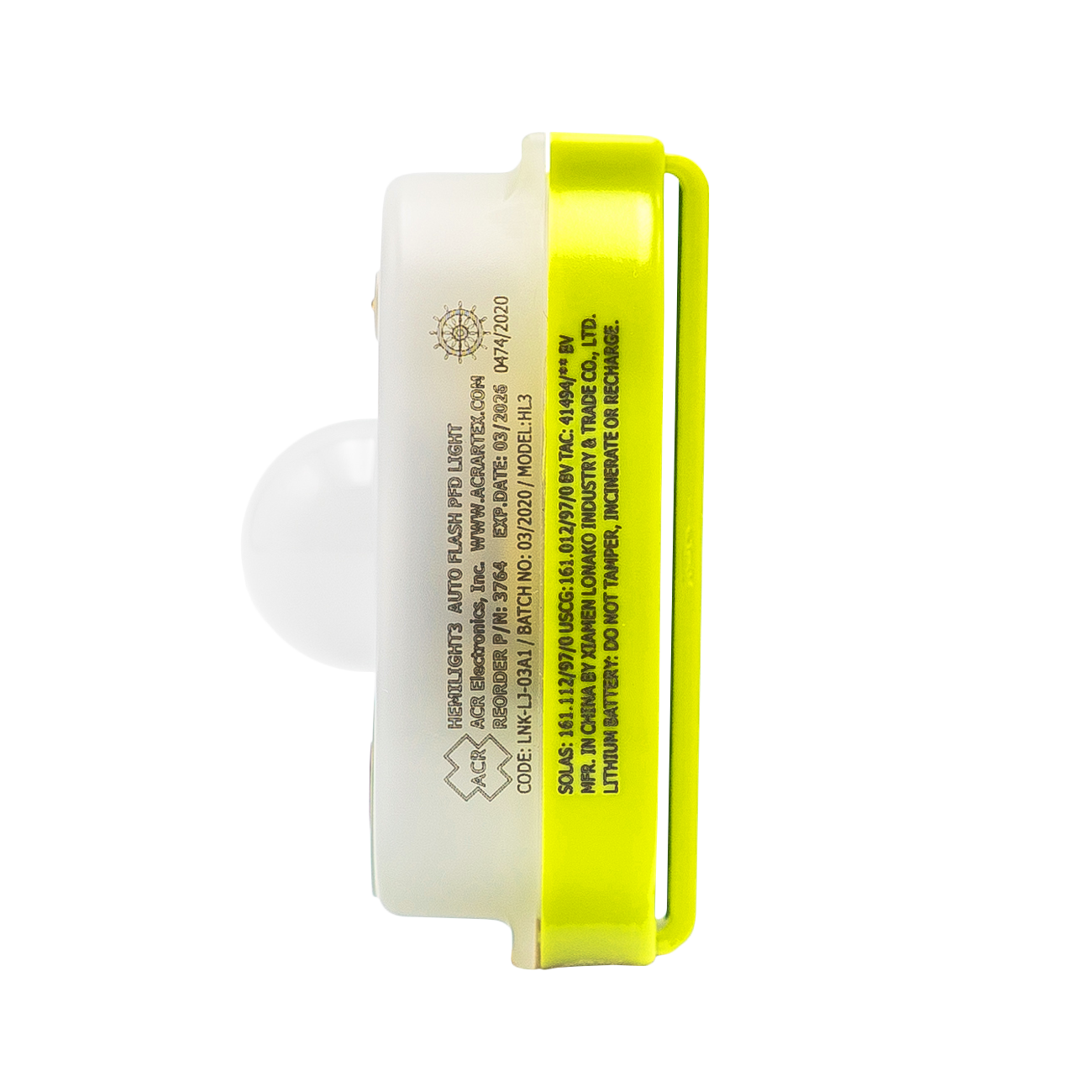ACR Electronics - HL3 Hemilight Automatic Survivor Locator Light — Quality Boat Parts