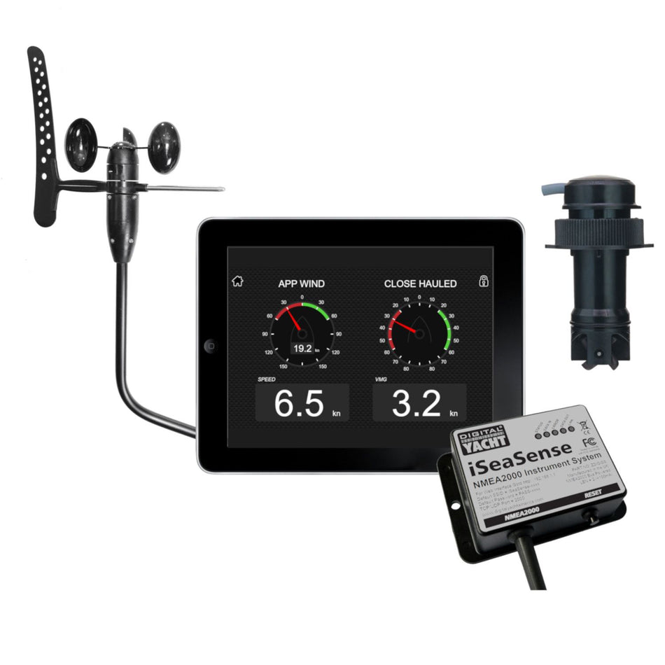 Digital Yacht - iSEASENSE Speed/Depth/Temp/Wind Pack — Quality Boat Parts