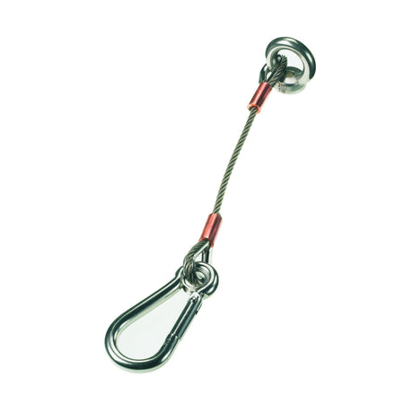 Lewmar - 66840027 Anchor Strap 12" 3mm Cable - With 6mm Caribiner Clip — Quality Boat Parts