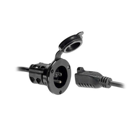 Minn Kota - MKR-21 AC Power Port - Black — Quality Boat Parts