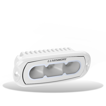 Lumishore - Flood Light 4" - White, 10-31V, 5500K — Quality Boat Parts