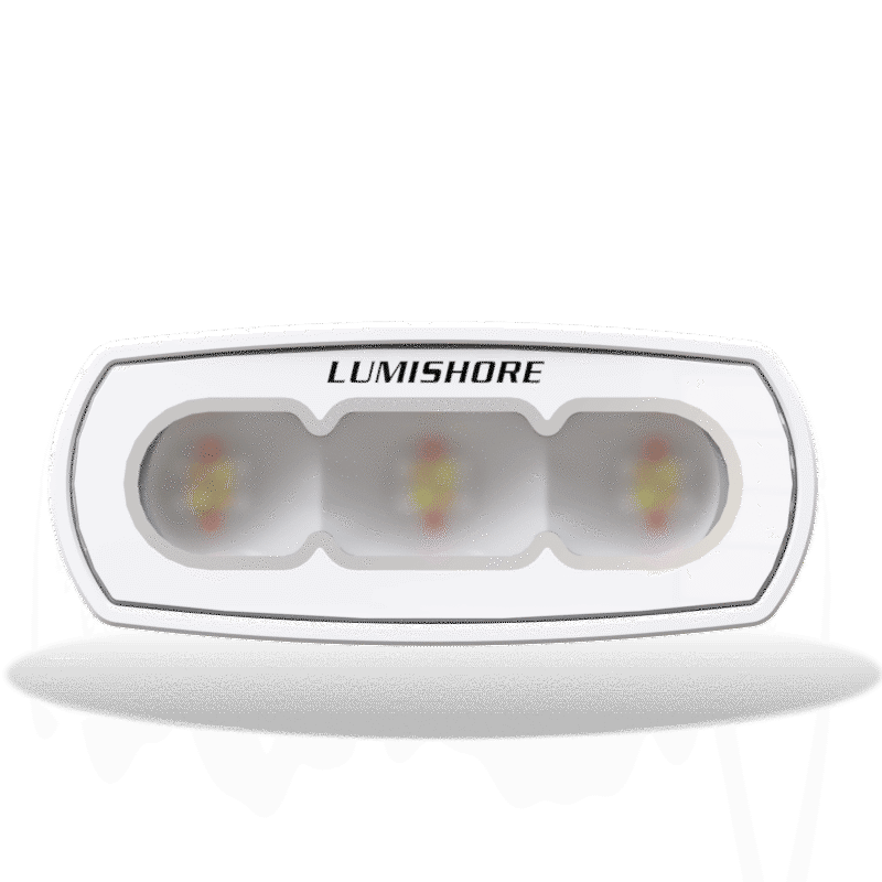 Lumishore - LUX 4" Flood Light - White 10/31V, 5500K, 2,300 Lumens, Flush Mount — Quality Boat Parts