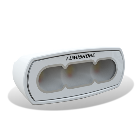 Lumishore - LUX 4" Flood Light - White 10/31V, 5500K, 2,300 Lumens, Flush Mount — Quality Boat Parts