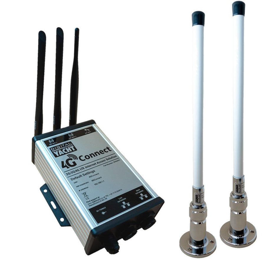 Digital Yacht - 4G Connect 2G/3G/4G Internet Access Gateway - With Dual Antennas — Quality Boat Parts