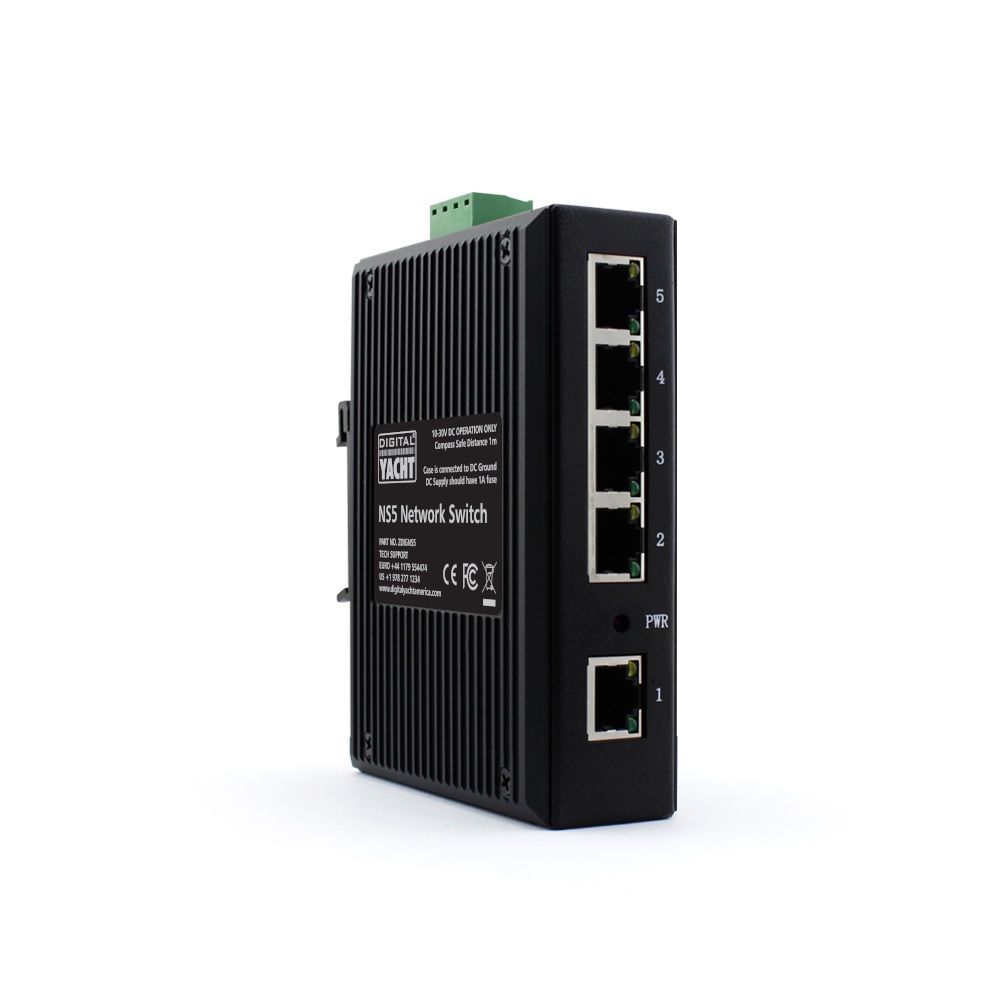 Digital Yacht - NS5 5-Port Network Switch — Quality Boat Parts