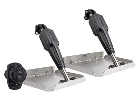Lenco Marine - 12inx12in Standard Mount Trim Tab Kit - 12v, With Pro Control Assist — Quality Boat Parts