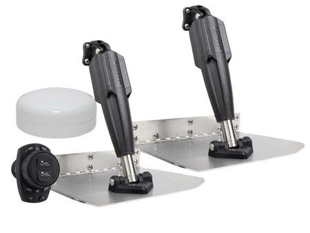 Lenco Marine - 12inx12in Standard Mount Trim Tab Kit, 12v, With Pro Control Auto — Quality Boat Parts