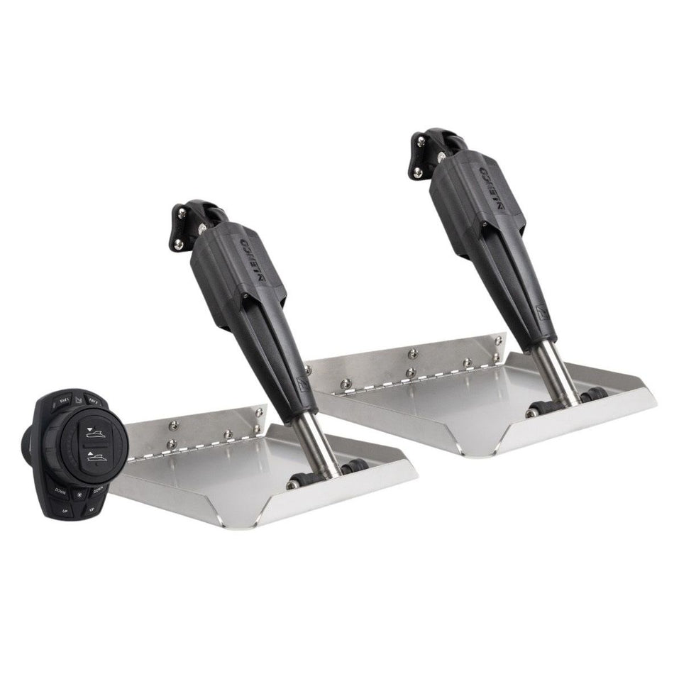 Lenco Marine - 12in x 12in Edge Mount Trim Tab Kit - 12v, With Pro Control Assist — Quality Boat Parts