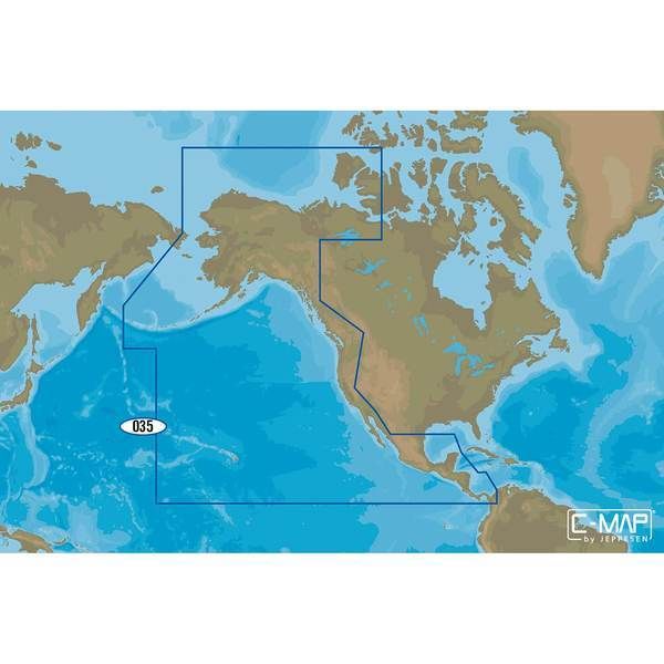 C-MAP - M-NA-D035 4D microSD Pacific Coast Panama to Alaska Continental — Quality Boat Parts