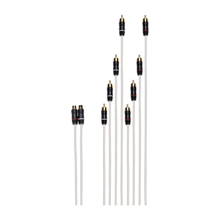 Fusion - RCA Splitter Cable - 2 Female RCA's to 8 Male RCA's — Quality Boat Parts
