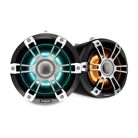 Fusion - SG-FLT772SPC 7.7" Tower Speaker - Chrome, With CRGBW Lighting — Quality Boat Parts