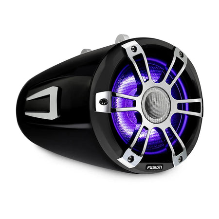 Fusion - SG-FLT772SPC 7.7" Tower Speaker - Chrome, With CRGBW Lighting — Quality Boat Parts