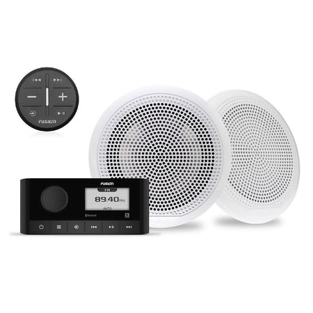 Fusion - MS-RA60KCW Bundle MS-RA60 Stereo - With ARX70B Pair EL Classic 6.5" Speakers — Quality Boat Parts