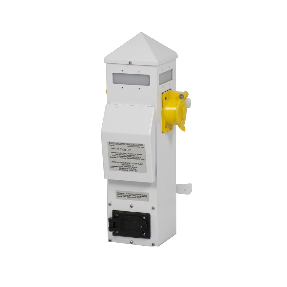 International Dock Products - SPC-21-2T-326 Shore Power Pedestal — Quality Boat Parts