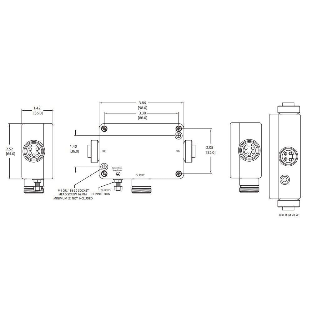 Maretron - NF-NM4P-NF Mini Powertap Female-Female with Fuses — Quality Boat Parts