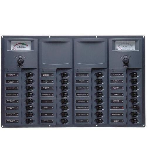 BEP Marine - 906-DCSM 32 Way DC Circuit Breaker Panel — Quality Boat Parts