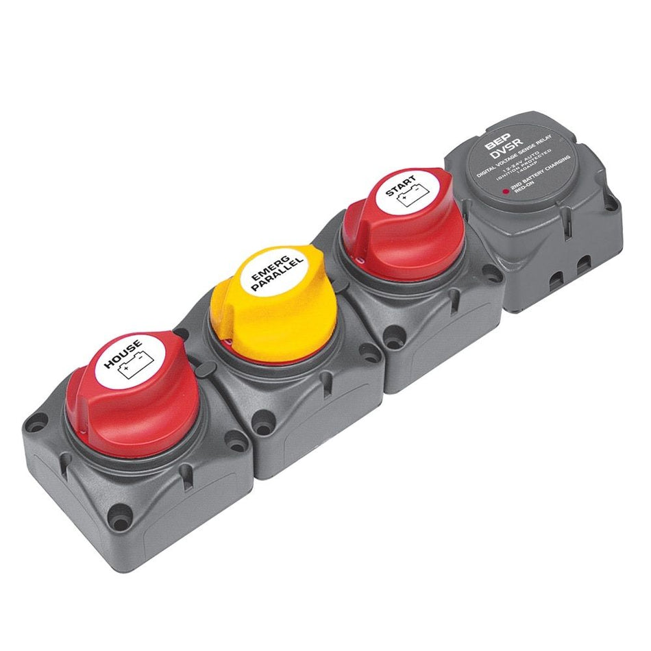 BEP Marine - Battery Distribution Cluster - Single Engine, 3 Banks — Quality Boat Parts