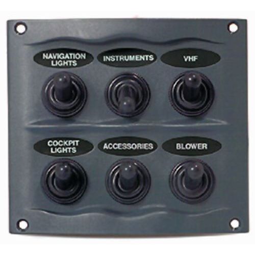 BEP Marine - 900-6WP 6 Way Switch Panel — Quality Boat Parts