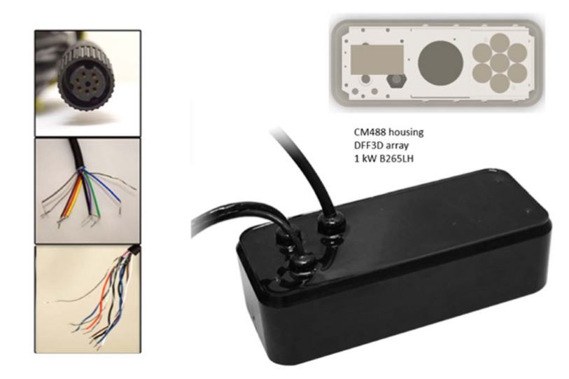 Furuno - 165T/265LH-PM488 1Kw Transducer - Pocket Mount — Quality Boat Parts