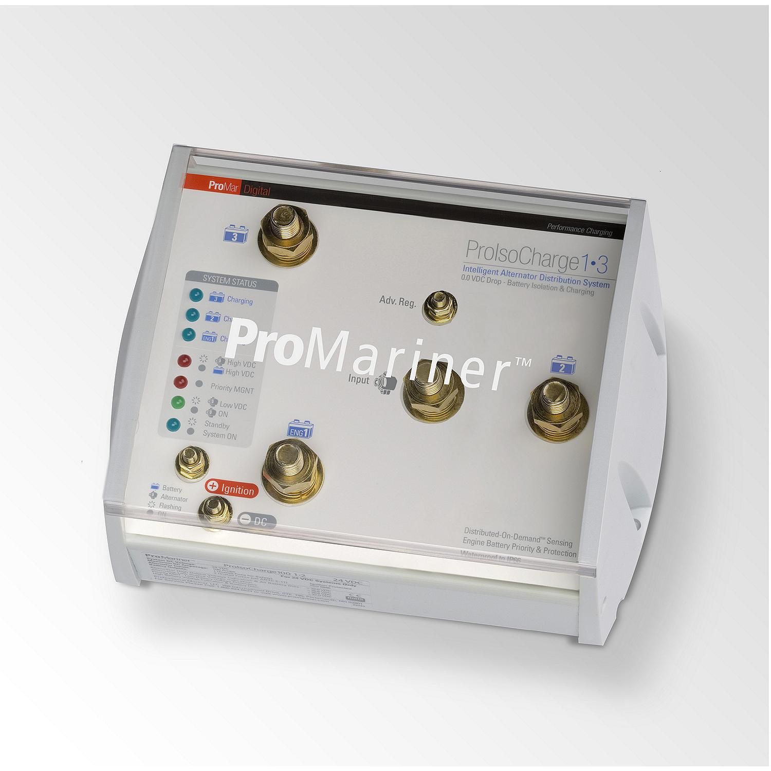 ProMariner - ProIso Charge 150 0 Voltage Loss Isolator - 24V, 1 Alternator, 3 Batteries — Quality Boat Parts
