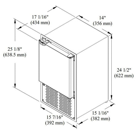 Raritan - 88B515-1 Ice Maker Built-In Flange 120V — Quality Boat Parts