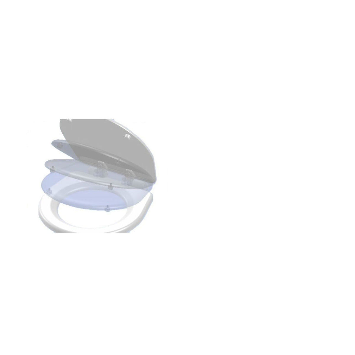 Raritan - 1238SC Marine Style Seat & Cover White Slow Close — Quality Boat Parts