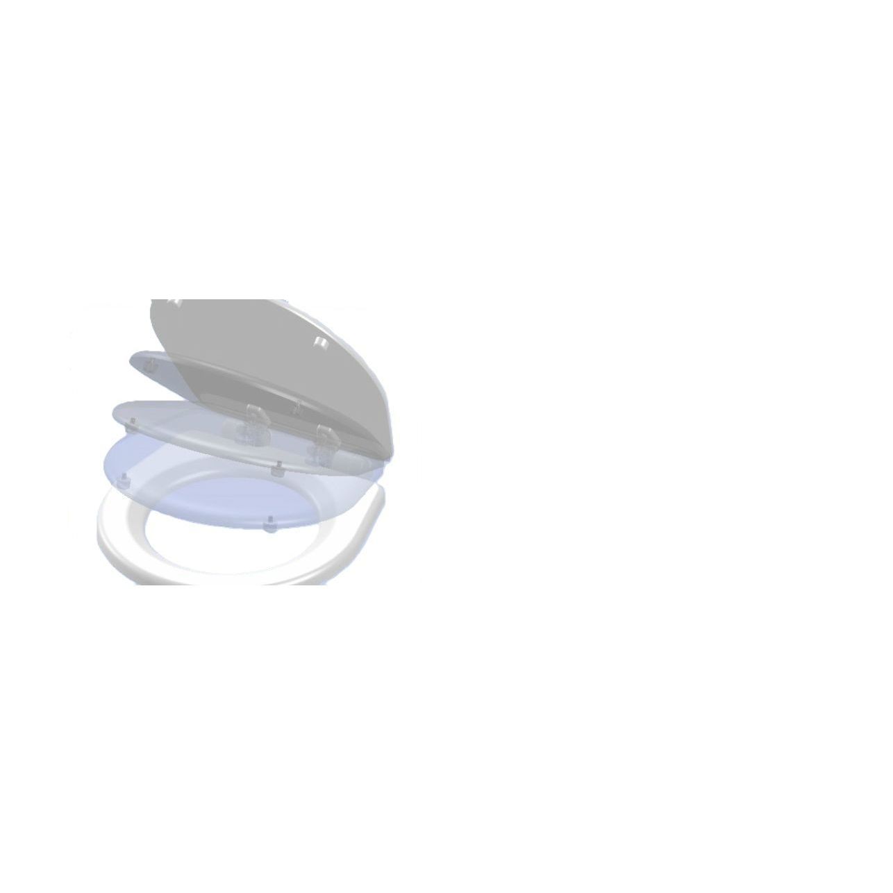 Raritan - 1238SC Marine Style Seat & Cover White Slow Close — Quality Boat Parts