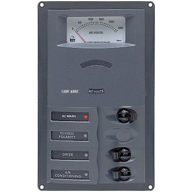 BEP Marine - 900-ACM6V-AM-110 7 Way AC Circuit Breaker Panel — Quality Boat Parts