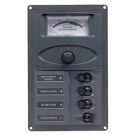 BEP Marine - 900-AM 4 Way DC Circuit Breaker Panel — Quality Boat Parts