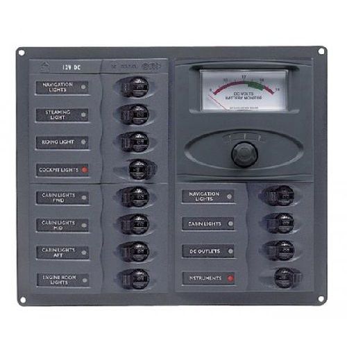 BEP Marine - 902-AM 12 Way DC Circuit Breaker Panel — Quality Boat Parts