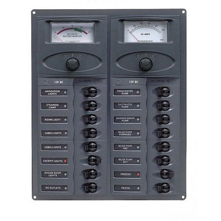 BEP Marine - 904-AM 16 Way DC Circuit Breaker Panel — Quality Boat Parts