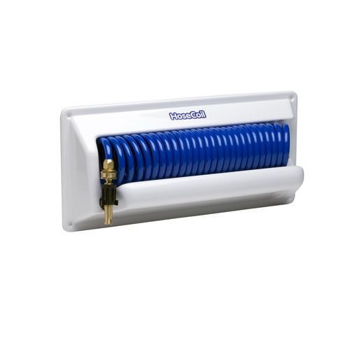 HoseCoil - Horizontal Mount Enclosure - With 5' Feeder Hose — Quality Boat Parts