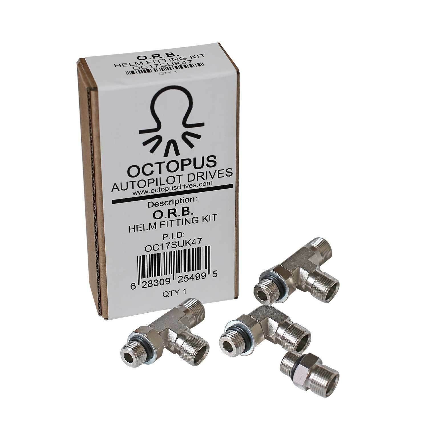Octopus Autopilot Drives - ORB Helm Fitting Kit — Quality Boat Parts
