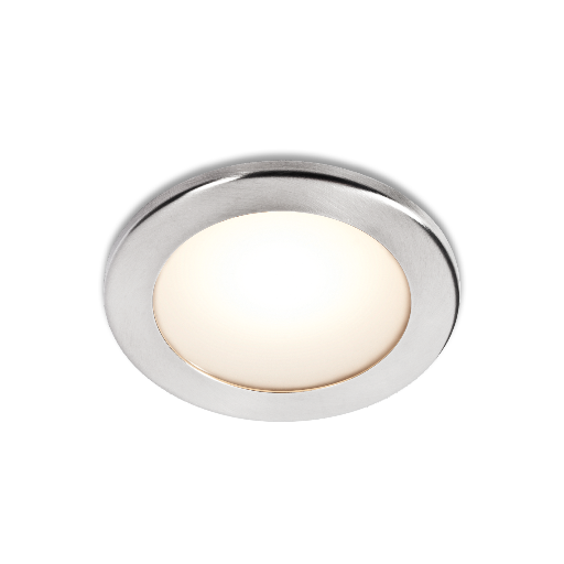 BCM - Orlando 85AG Downlight - Anti Glare, 3000K, Polished Stainless Steel, Spring Mounted, 4W, 8-32VDC, IP40 — Quality Boat Parts