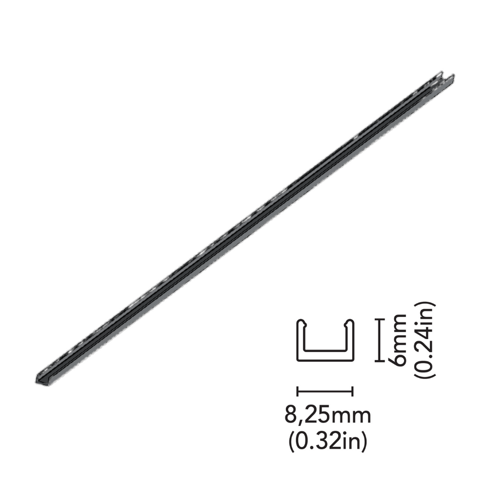 BCM - 1 Meter Aluminum Profile Track - For 5406 Wave Neonflex Small — Quality Boat Parts