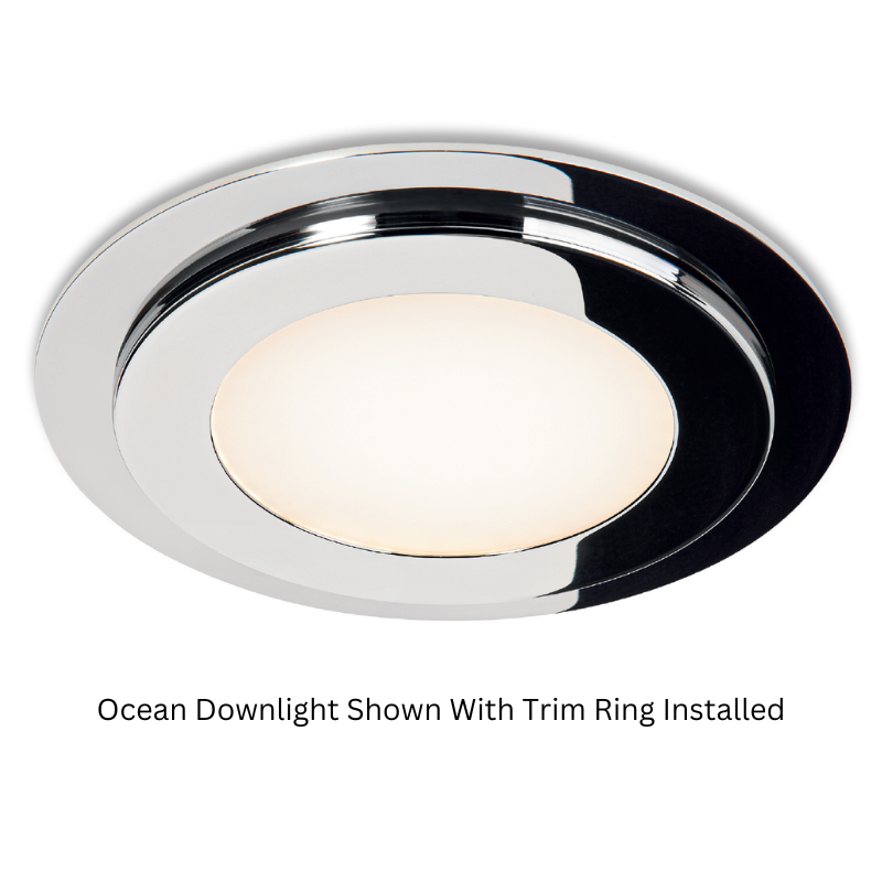 BCM - 180mm Bezel Adapter - For Ocean 155, White finish — Quality Boat Parts