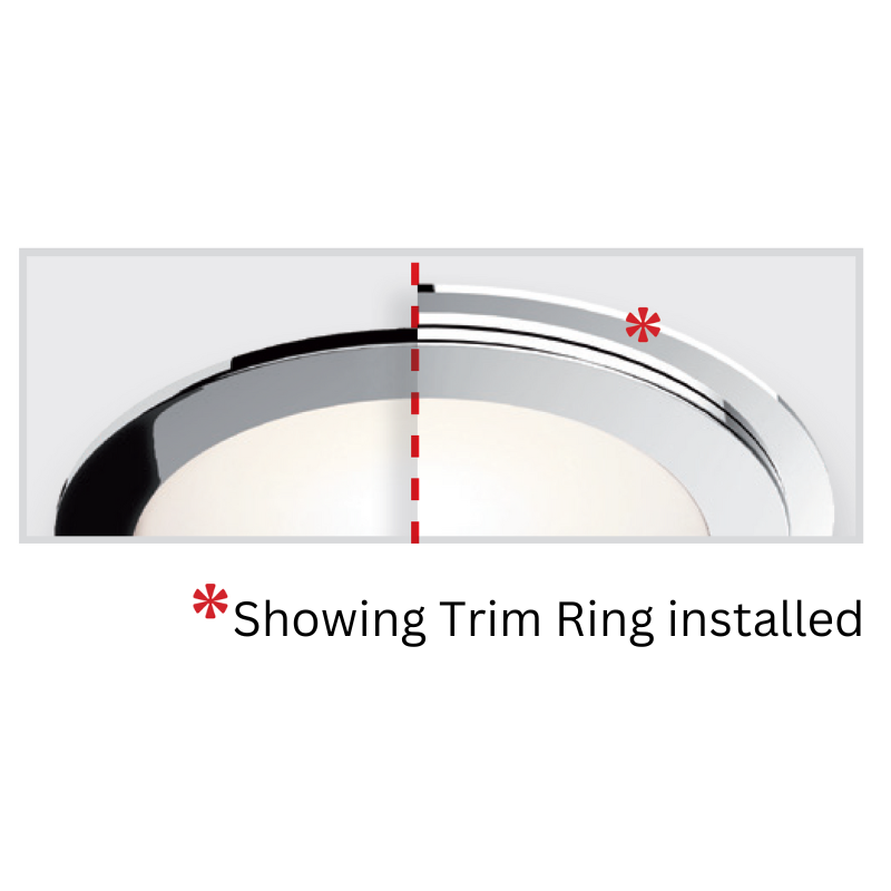 BCM - 180mm Bezel Adapter - For Ocean 155, White finish — Quality Boat Parts